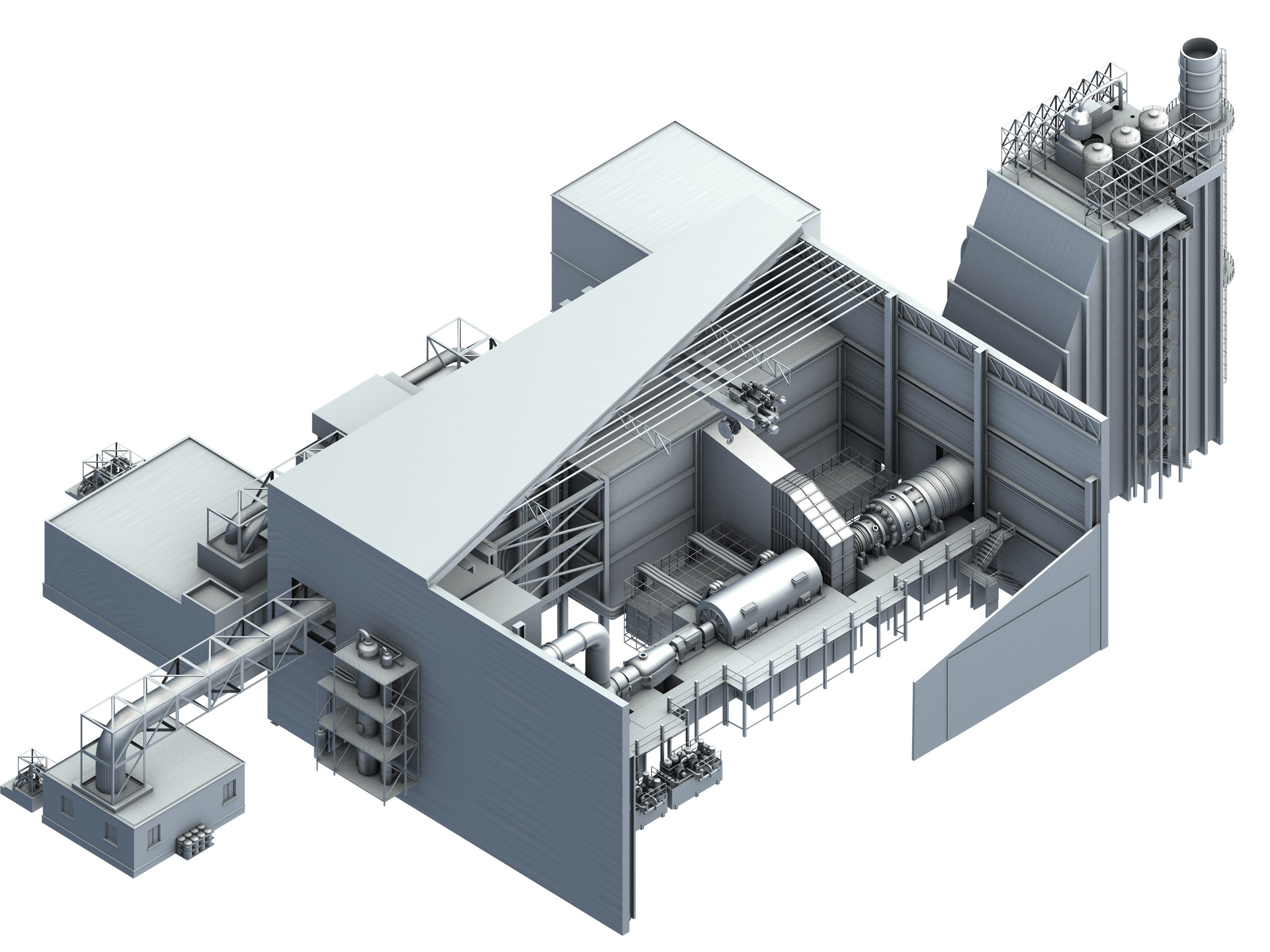 CCGT powerplant miniature